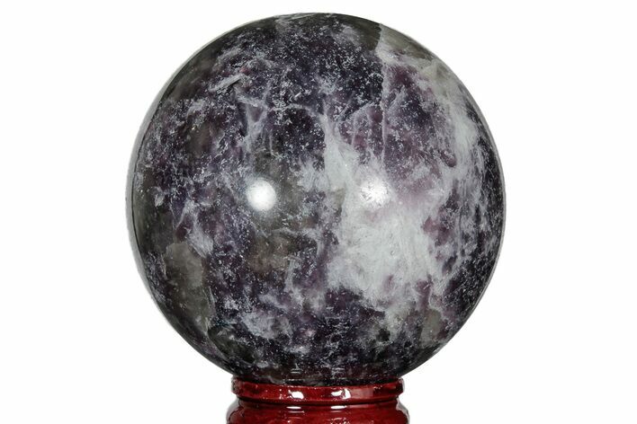 Sparkly, Purple Lepidolite Sphere - Madagascar #214004